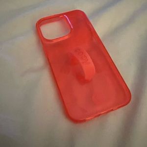 Loopy clear neon orange iPhone 13 pro